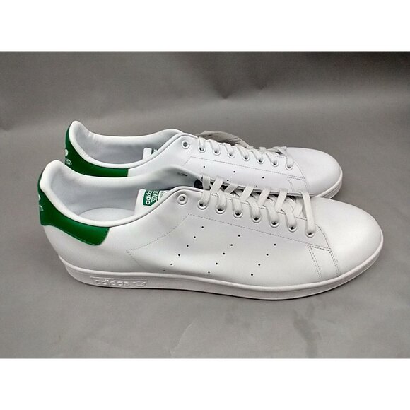 Adidas Stan Smith 80s Cloud White Green Mens Size 19 No Box - Picture 5 of 13